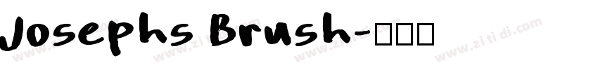 Josephs Brush字体转换